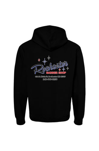 Rochester Barber Shop Full-Zip Hooded Sweatshirt