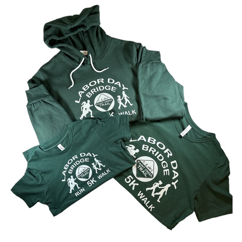 Paint Creek Trail Labor Day 5K Event Hooded Sweatshirt