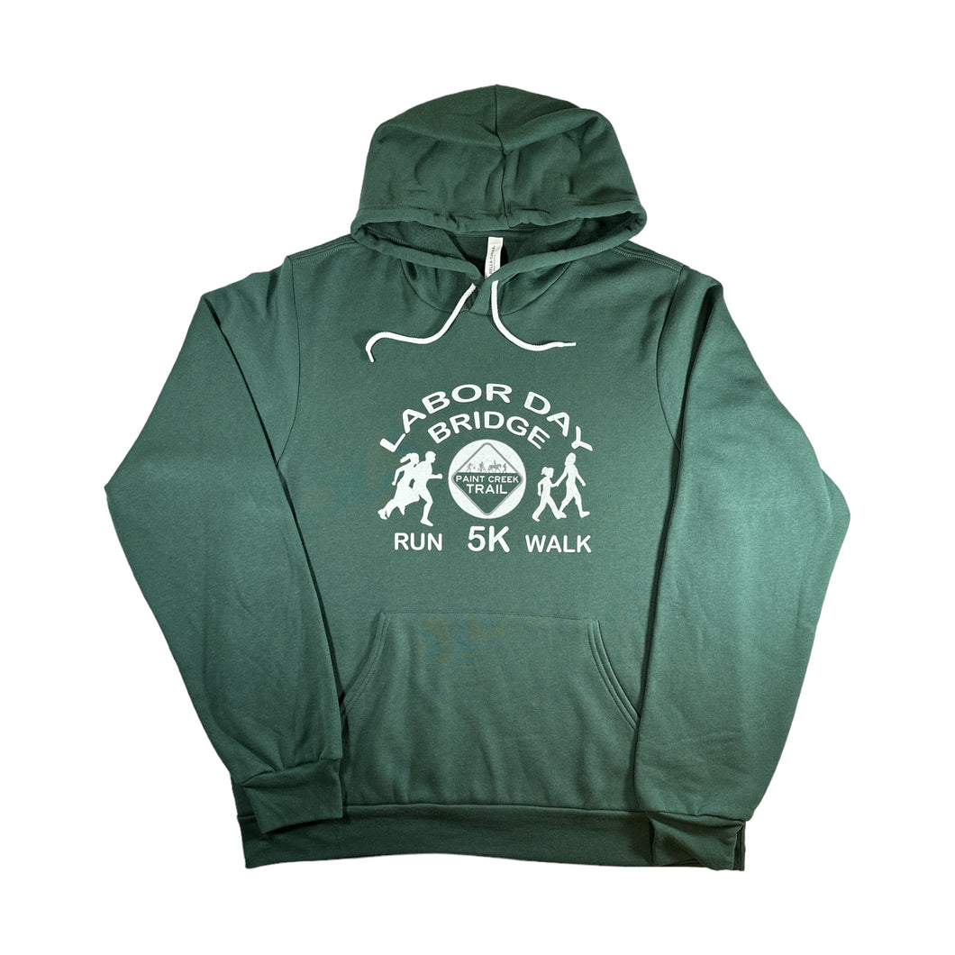 Paint Creek Trail Labor Day 5K Event Hooded Sweatshirt