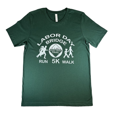 Paint Creek Trail Labor Day 5K Event T-Shirt