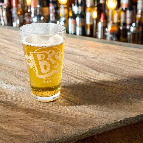Mr. B's Etched Pint Glass